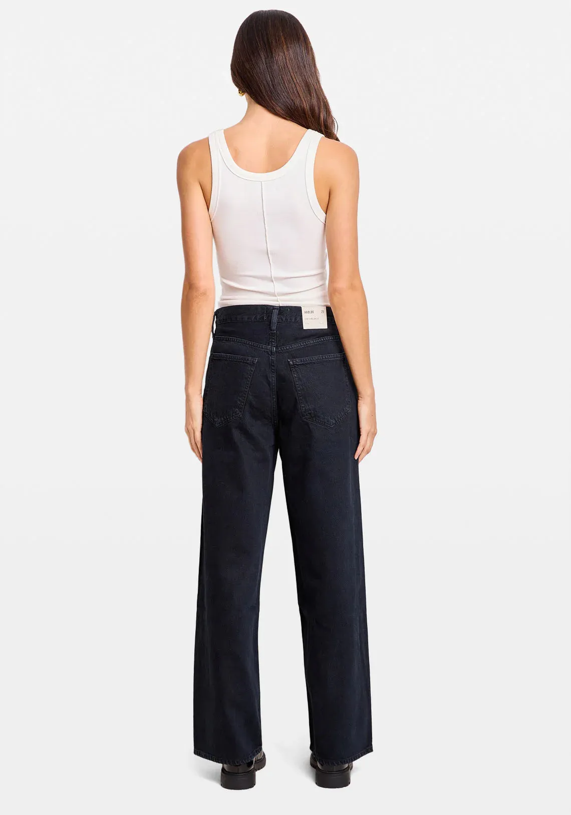 2025 FASHION TRENDS FOR WOMEN LOW SLUNG BAGGY - CRUSHED - AGOLDE