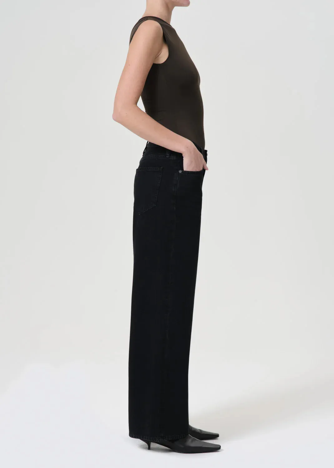 2025 FASHION TRENDS FOR WOMEN LOW SLUNG BAGGY - CRUSHED - AGOLDE
