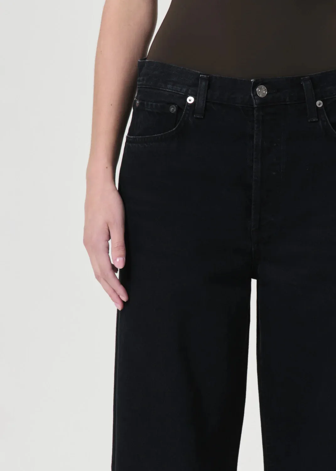 2025 FASHION TRENDS FOR WOMEN LOW SLUNG BAGGY - CRUSHED - AGOLDE
