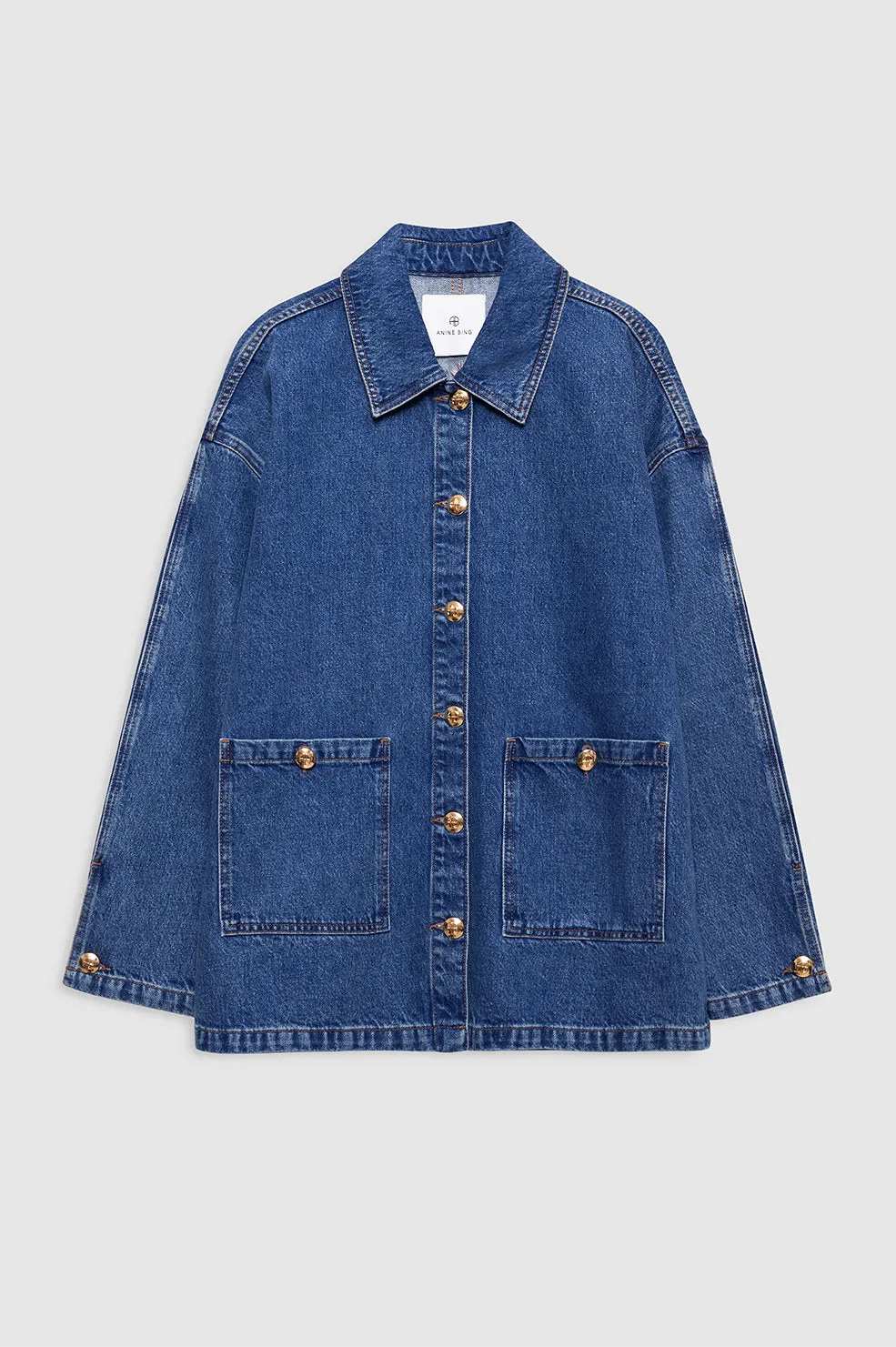 Luca Jacket - Clean Indigo Denim -ANINE BING