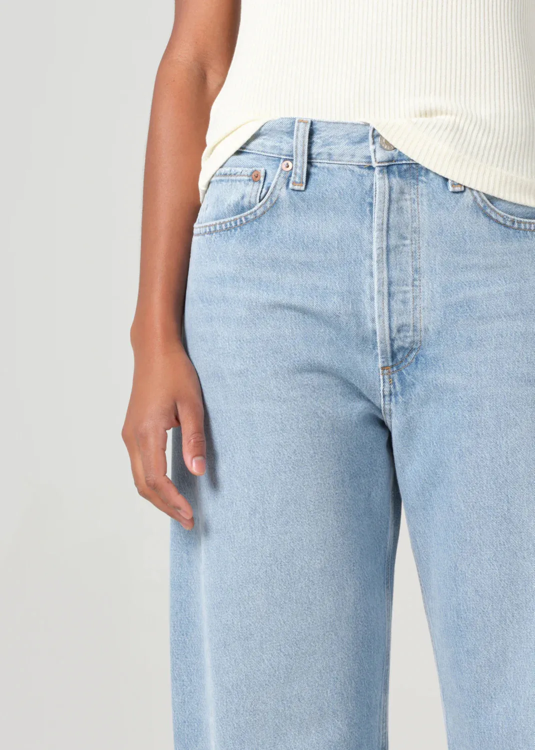 LUNA HIGH RISE PIECED JEAN - VOID - AGOLDE