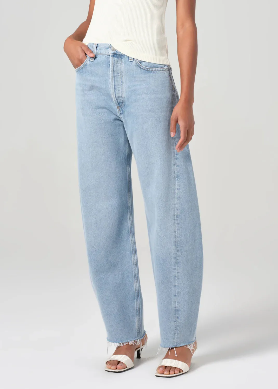 LUNA HIGH RISE PIECED JEAN - VOID - AGOLDE