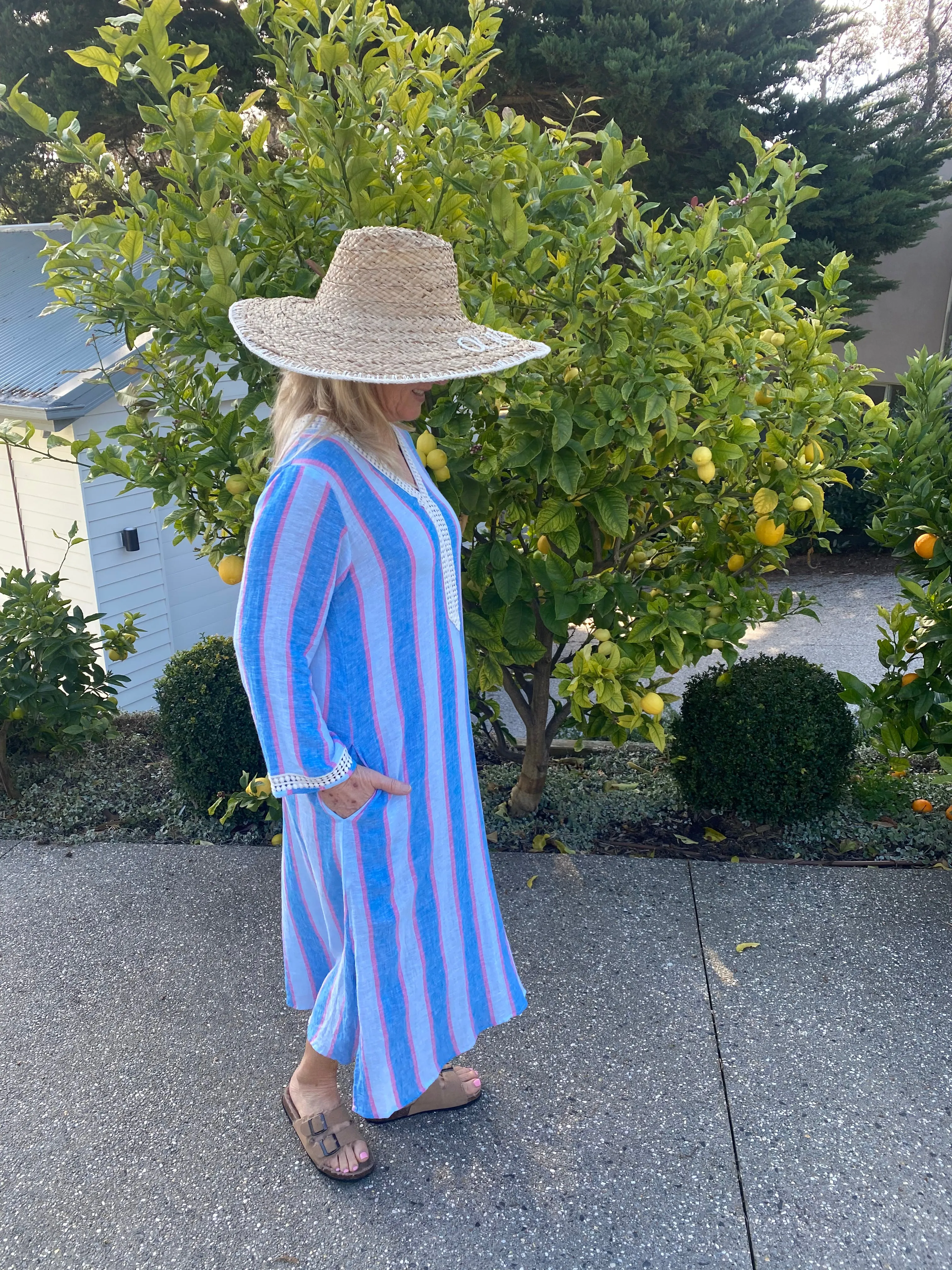 MARNIE IBIZA MAXI - BLUE STRIPE - OLIFONT