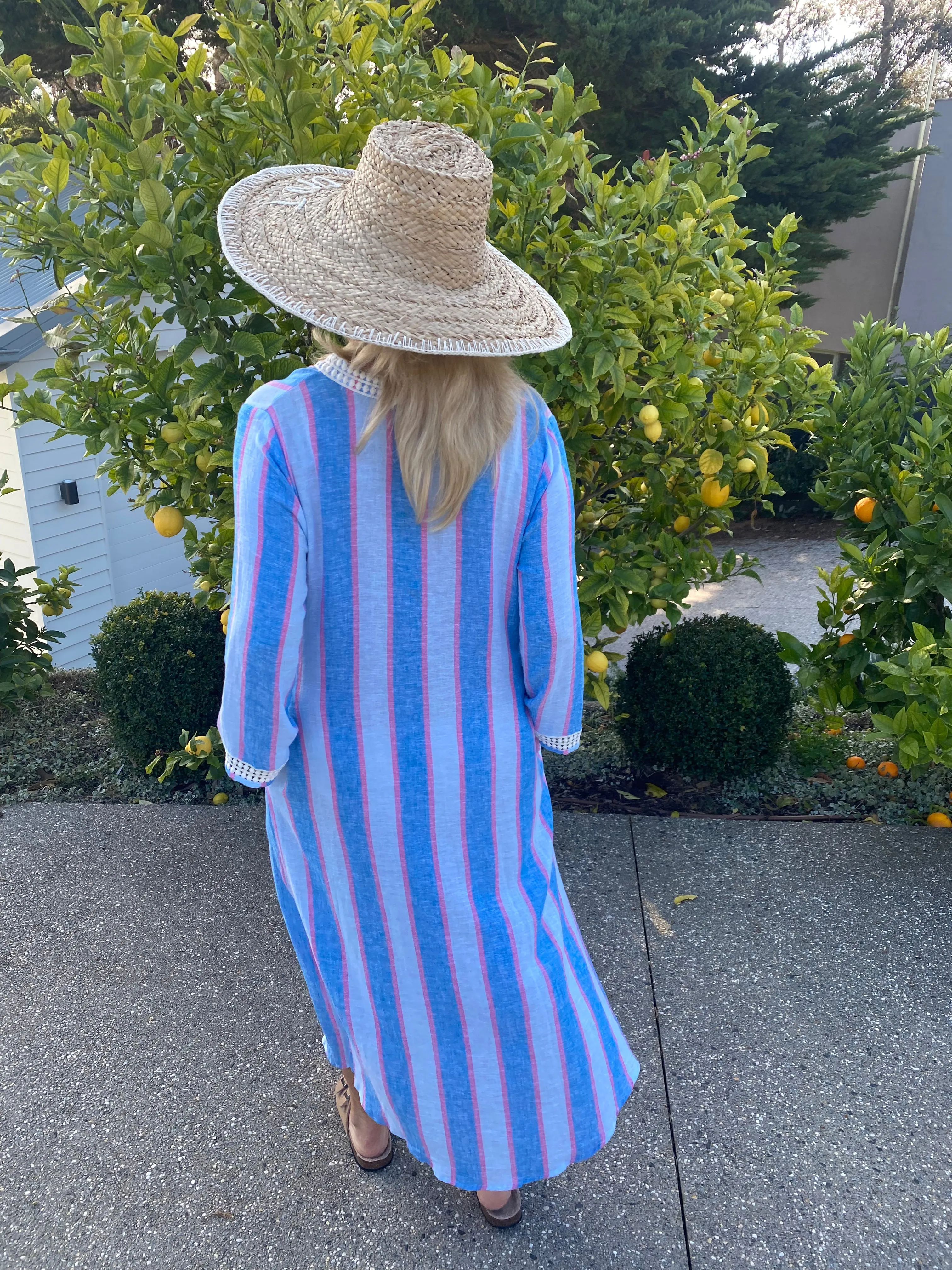 MARNIE IBIZA MAXI - BLUE STRIPE - OLIFONT