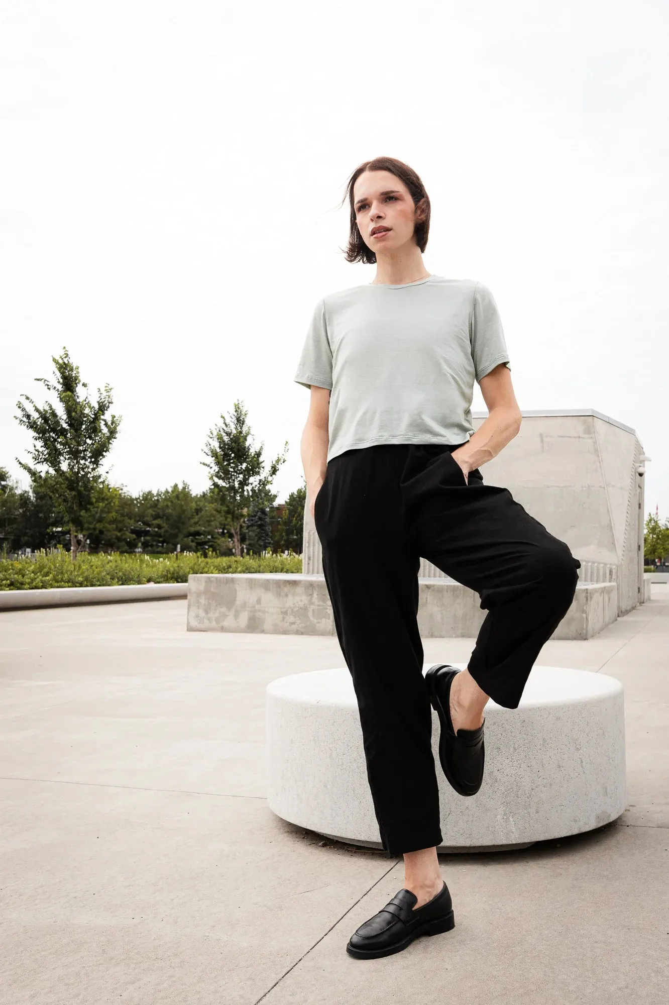 MAS MONTREAL - SANTIAGO T-SHIRT - SEAFOAM - SS25