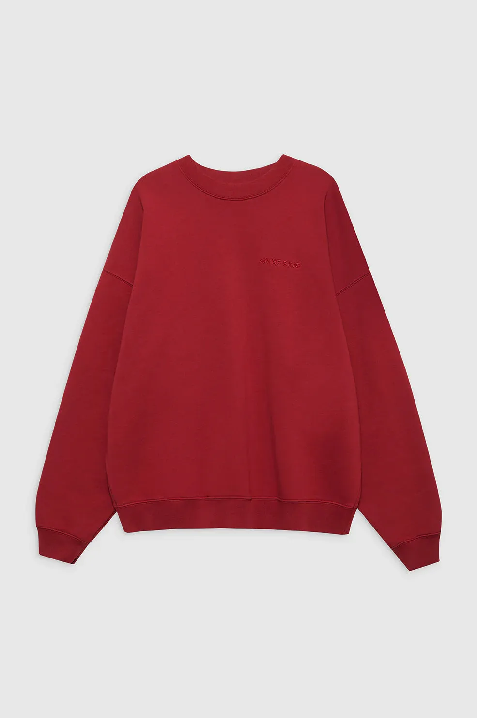 MILES SWEATSHIRT - WASHED RED - ANINE BING