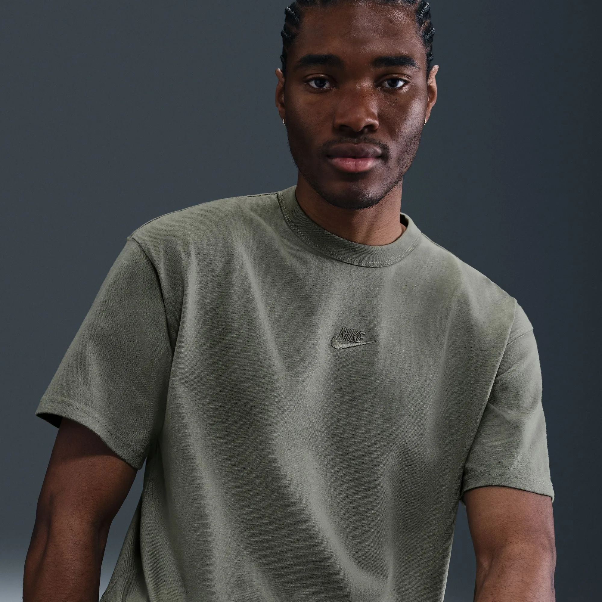 Nike Sportswear Premium Essentials Men's T-Shirt Color: Light Army Style: DO7392-320