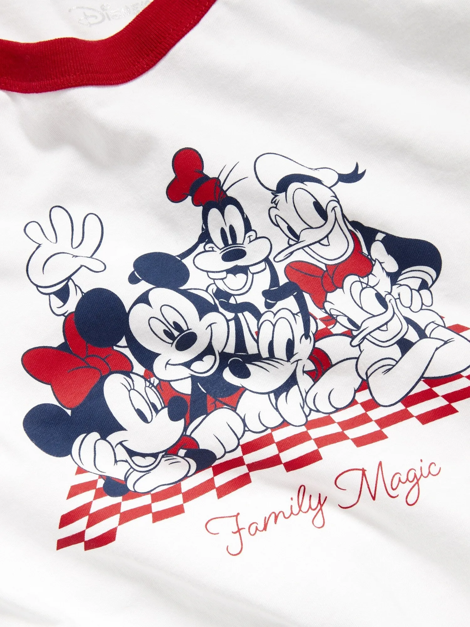 Old Navy x Disney Graphic Cropped Ringer T-Shirt
