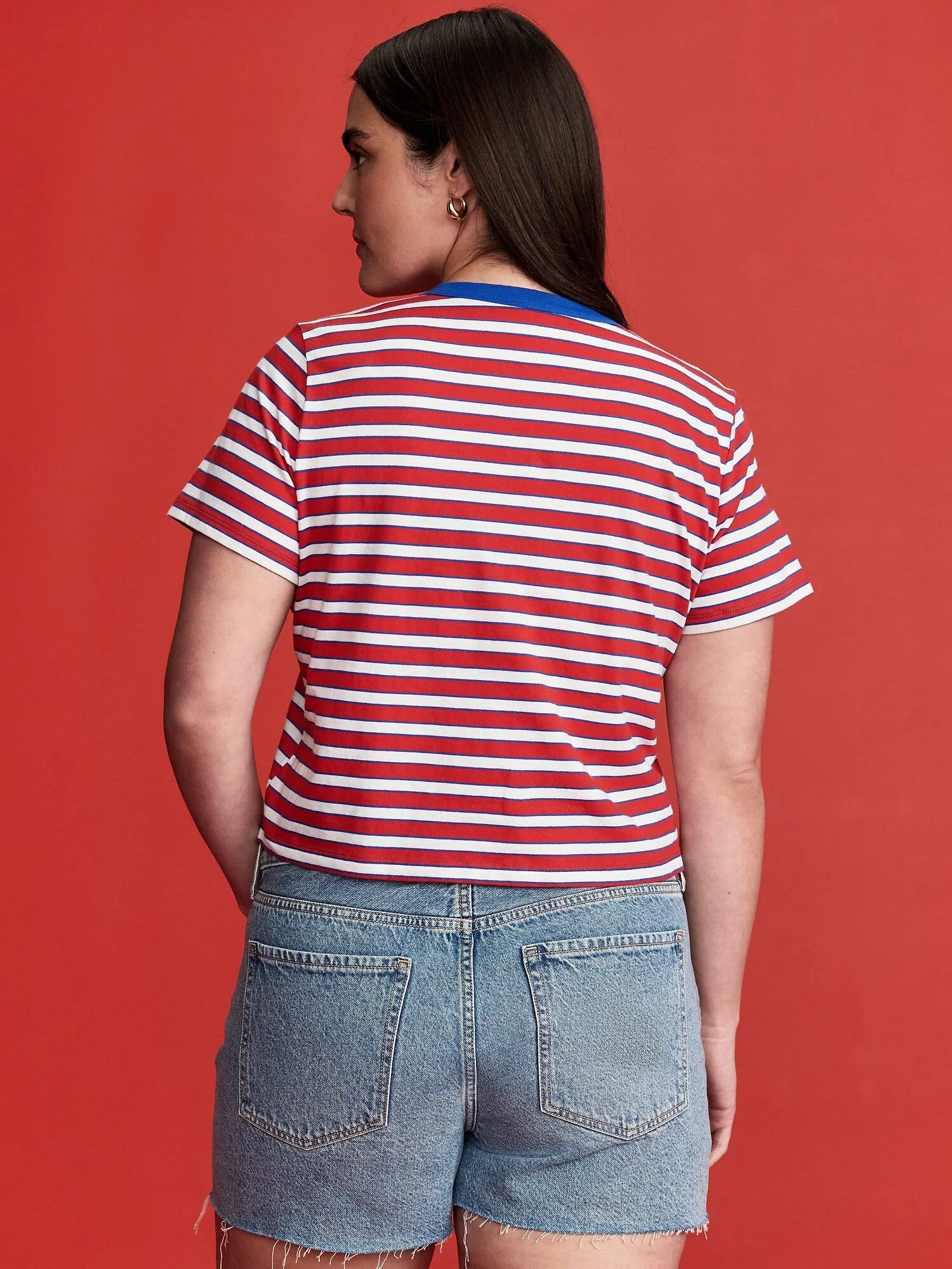 Old Navy x Disney Minnie Mouse Cropped T-Shirt