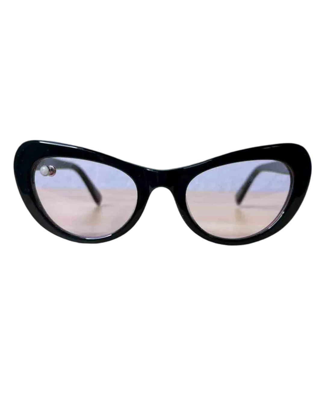 One Size | POMS Black Sunglasses