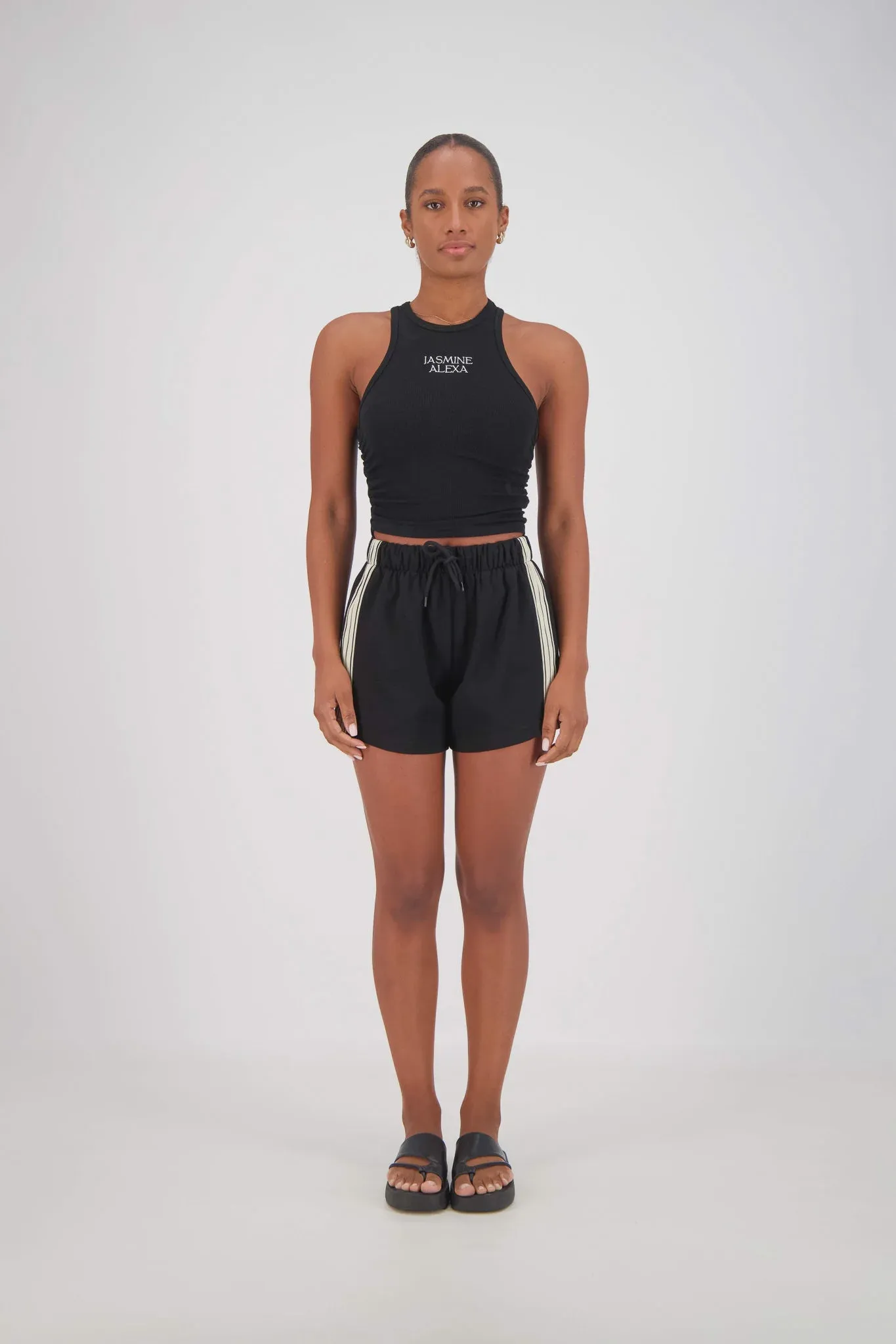 PANAREA SHORTS - BLACK - JASMINE ALEXA