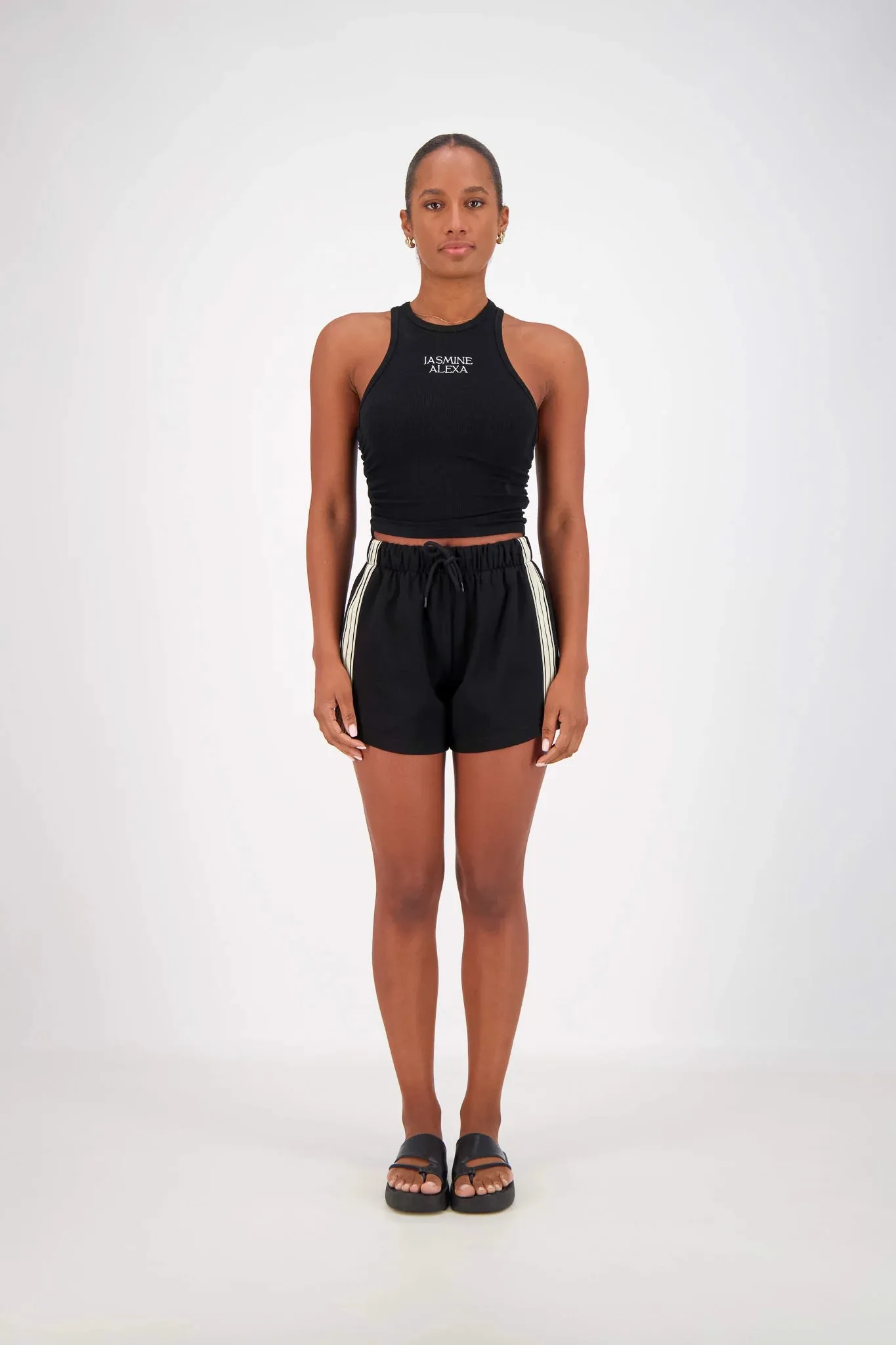 PANAREA SHORTS - BLACK - JASMINE ALEXA