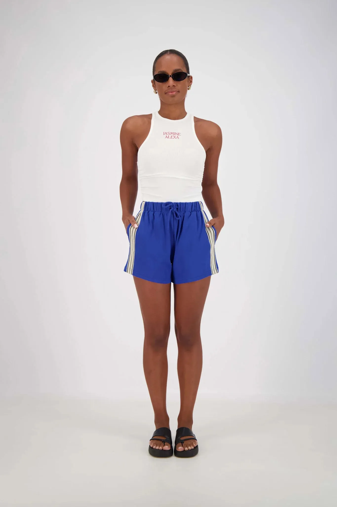 PANAREA SHORTS - COBALT BLUE - JASMINE ALEXA