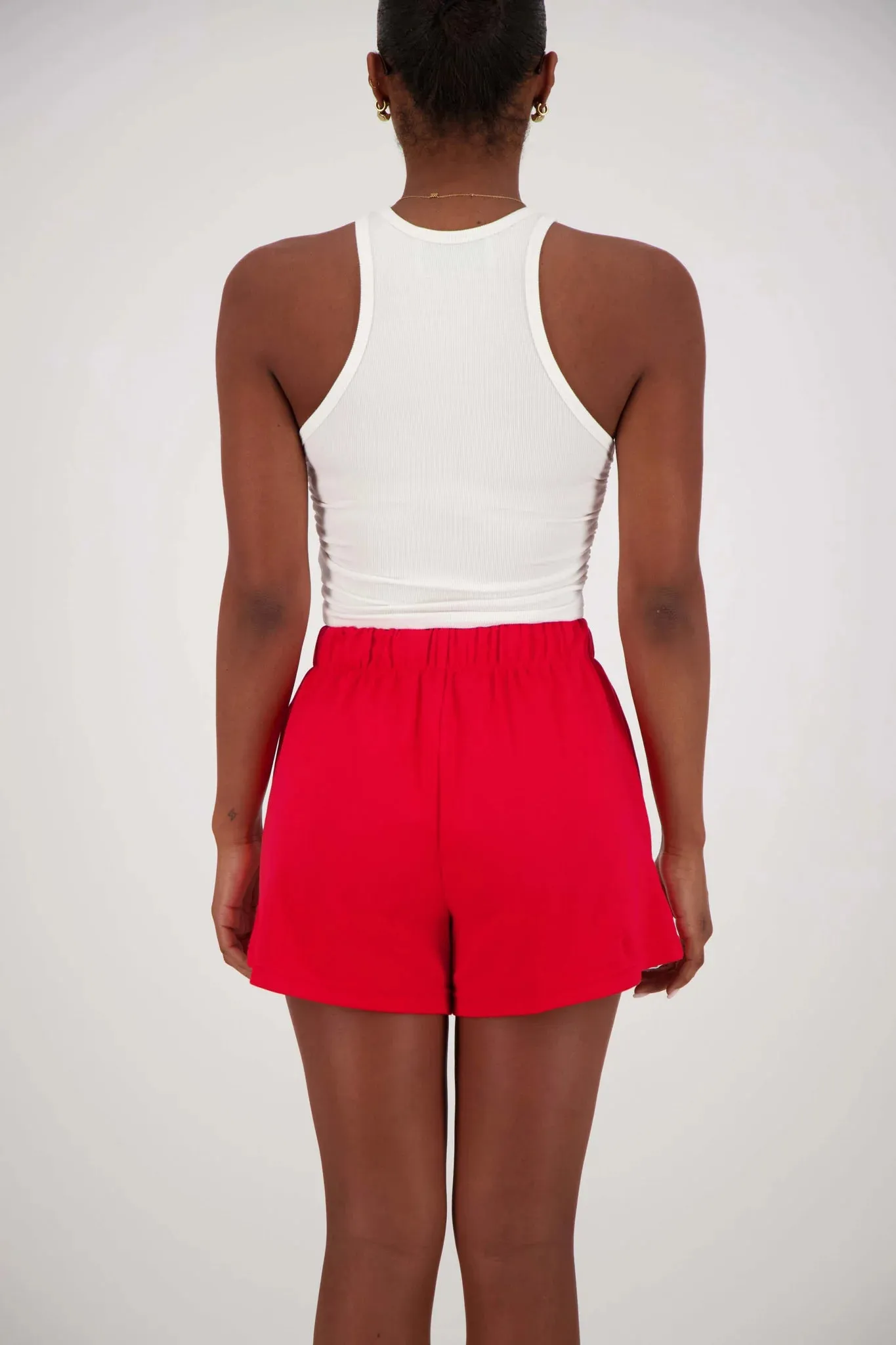 PANAREA SHORTS - RED - JASMINE ALEXA