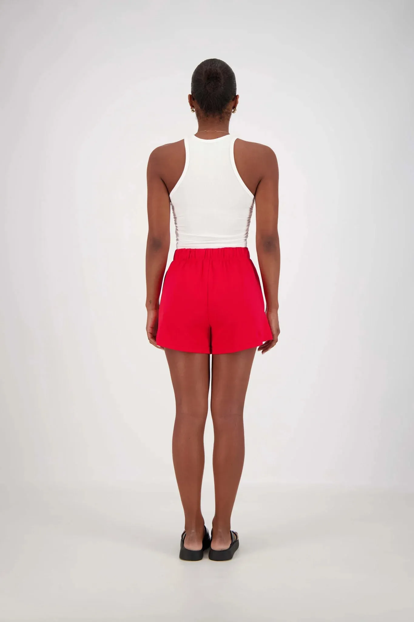 PANAREA SHORTS - RED - JASMINE ALEXA