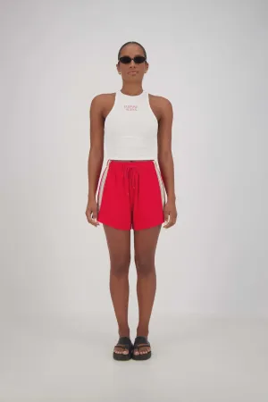 PANAREA SHORTS - RED - JASMINE ALEXA