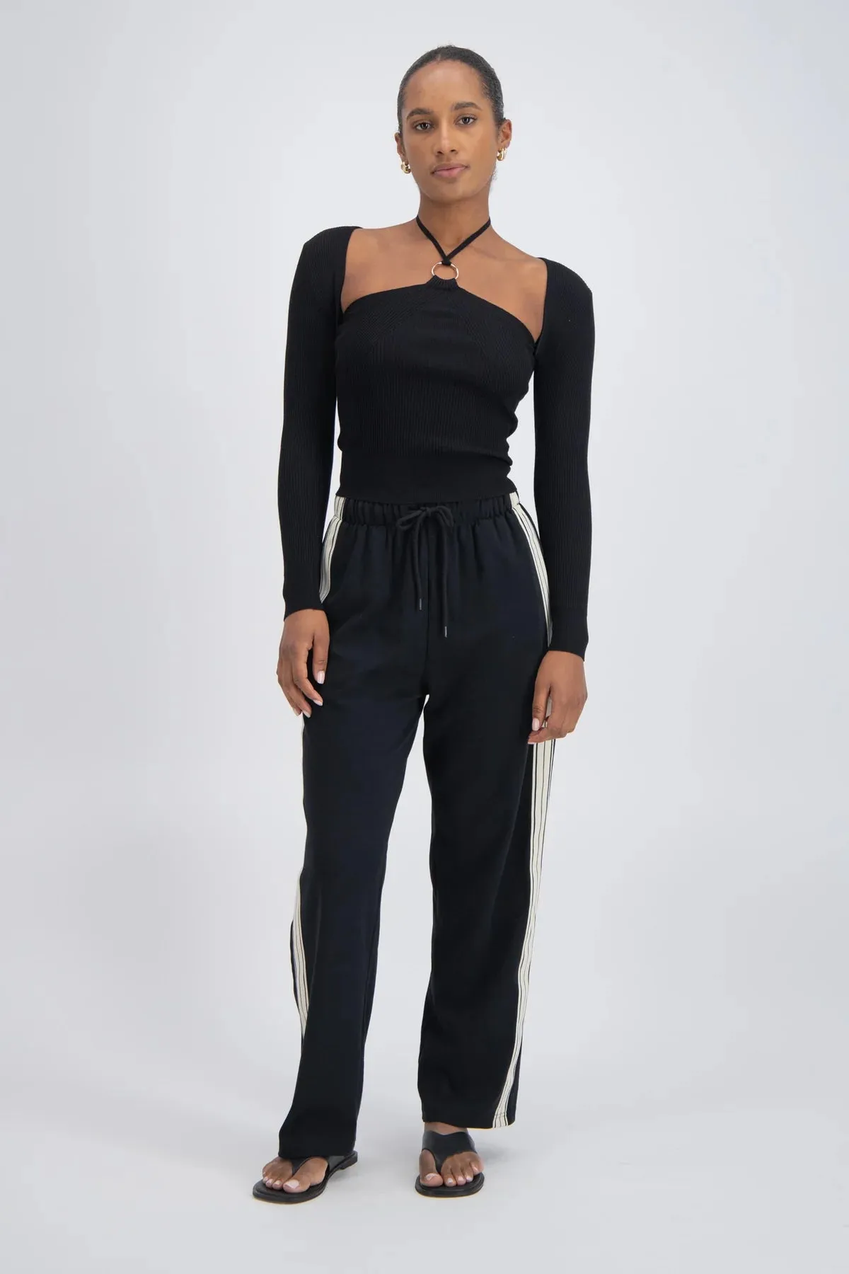 PANAREA TRACKPANT  - BLACK - JASMINE ALEXA