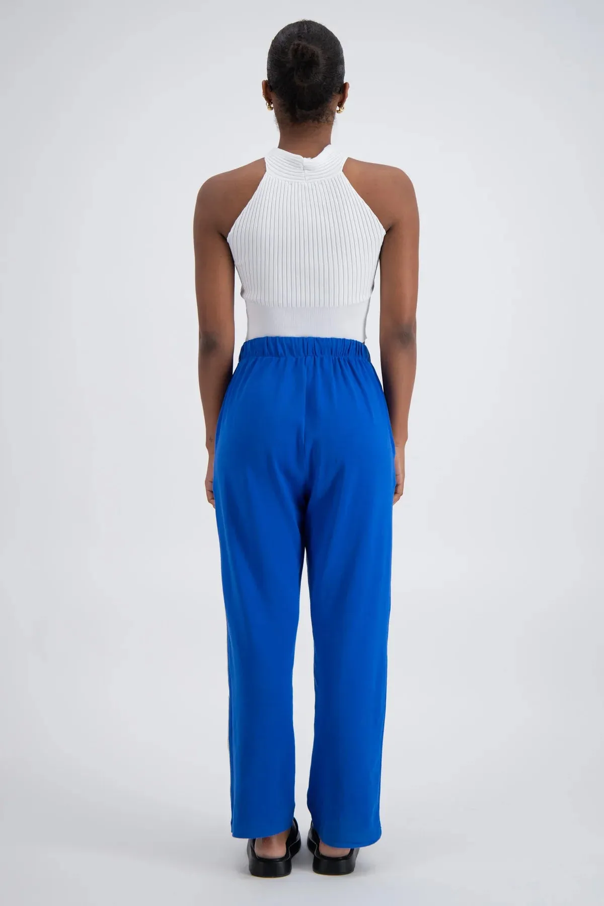 2025 FASHION TRENDS FOR WOMEN PANAREA TRACKPANT - COBALT BLUE  - JASMINE ALEXA