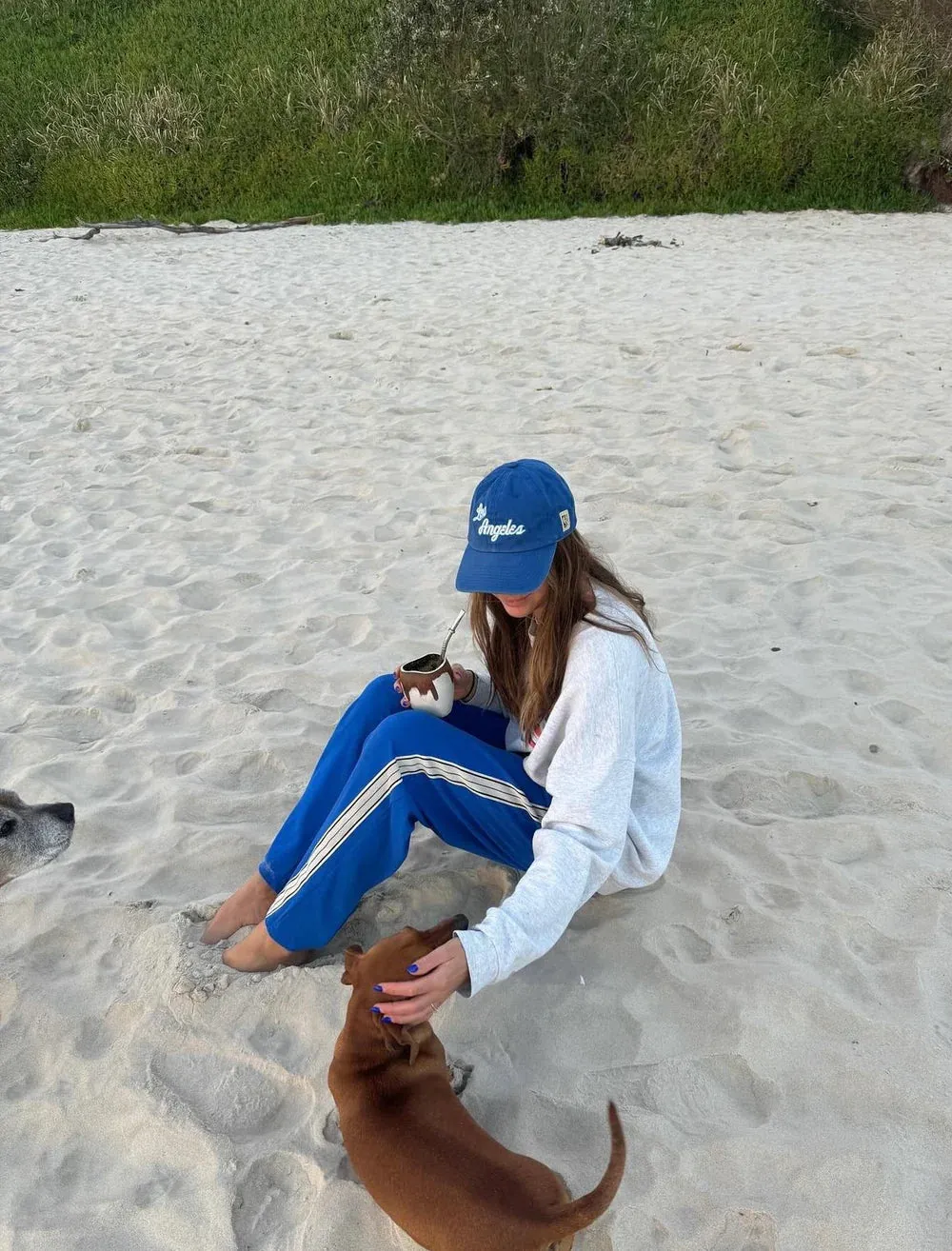 2025 FASHION TRENDS FOR WOMEN PANAREA TRACKPANT - COBALT BLUE  - JASMINE ALEXA