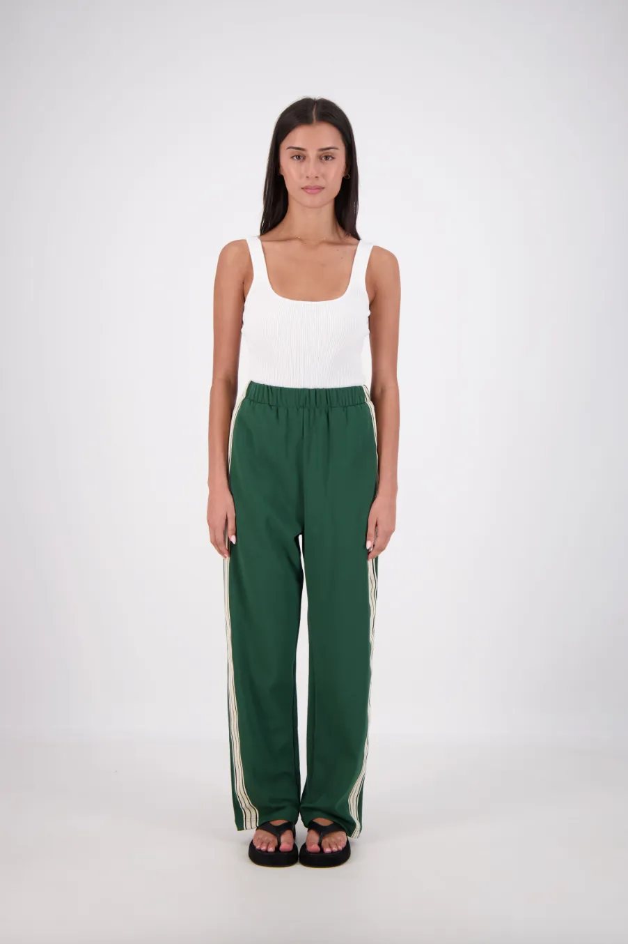 PANAREA TRACKPANT - FOREST GREEN - JASMINE ALEXA