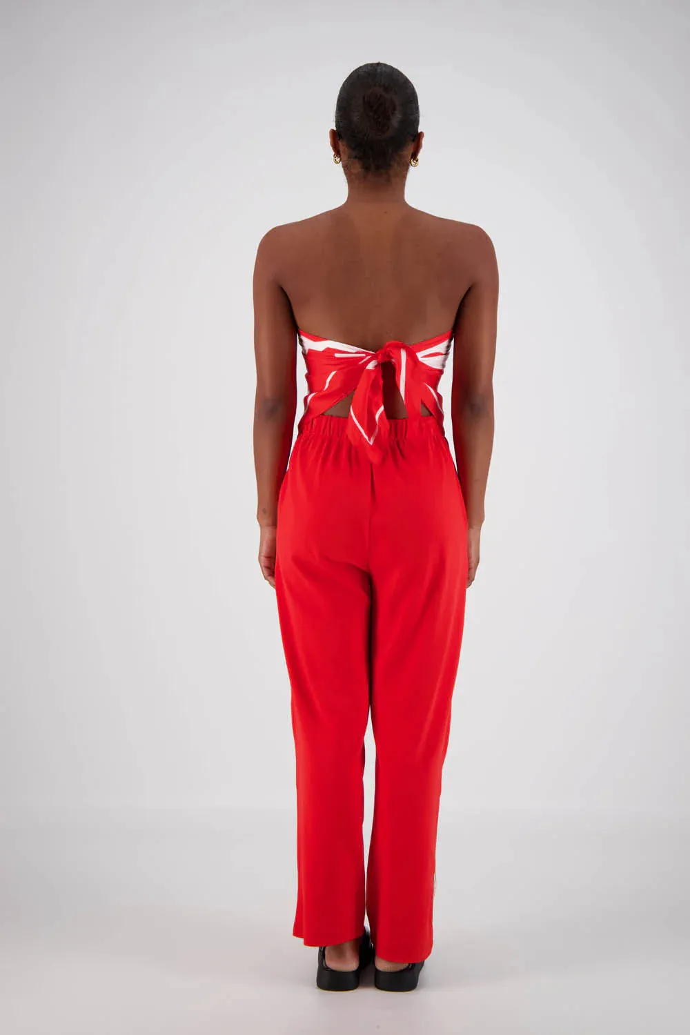 2025 FASHION TRENDS FOR WOMEN PANAREA TRACKPANT - RED - JASMINE ALEXA