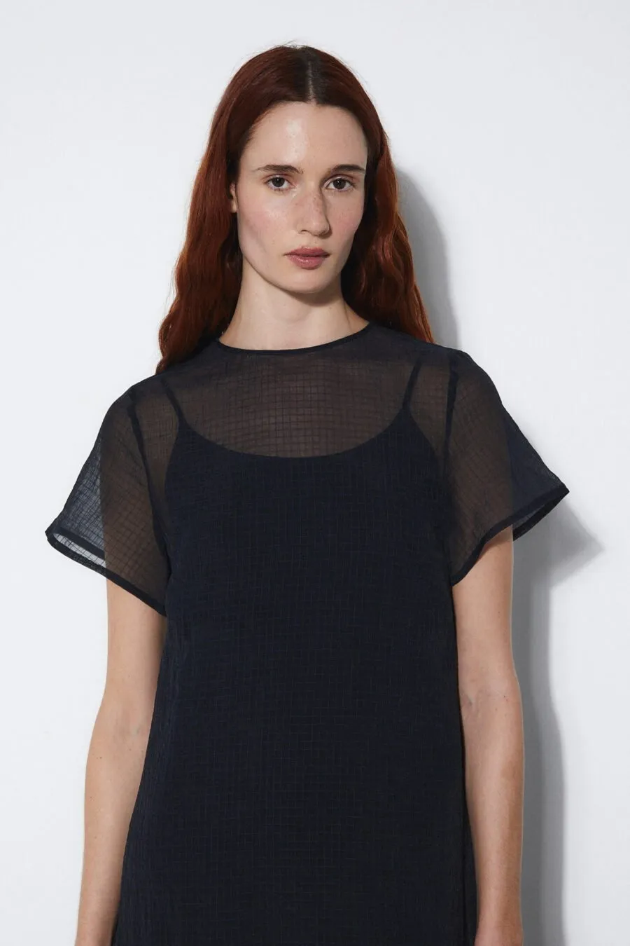 RITA ROW - FOLIAE DRESS - NAVY - SS25
