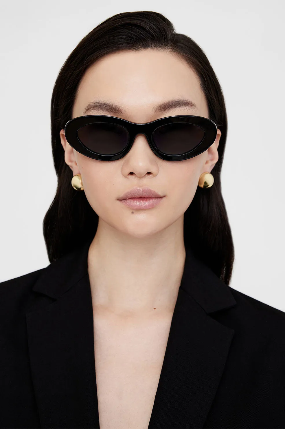 Roma Sunglasses - Black -ANINE BING