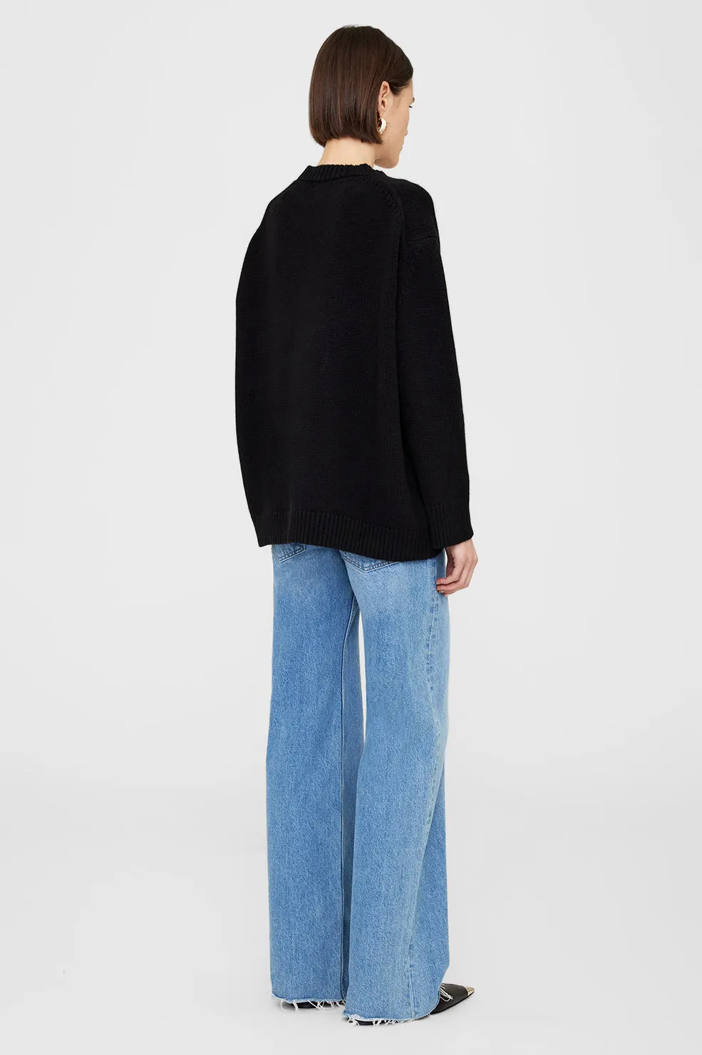 Rosie Sweater - Black -ANINE BING