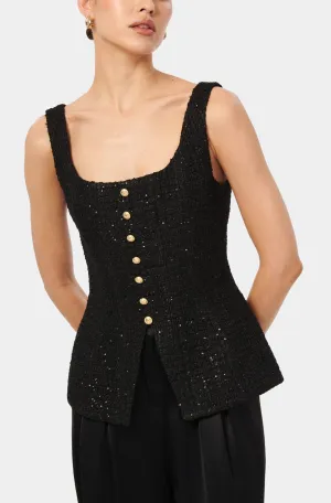 Rosita Tweed Top