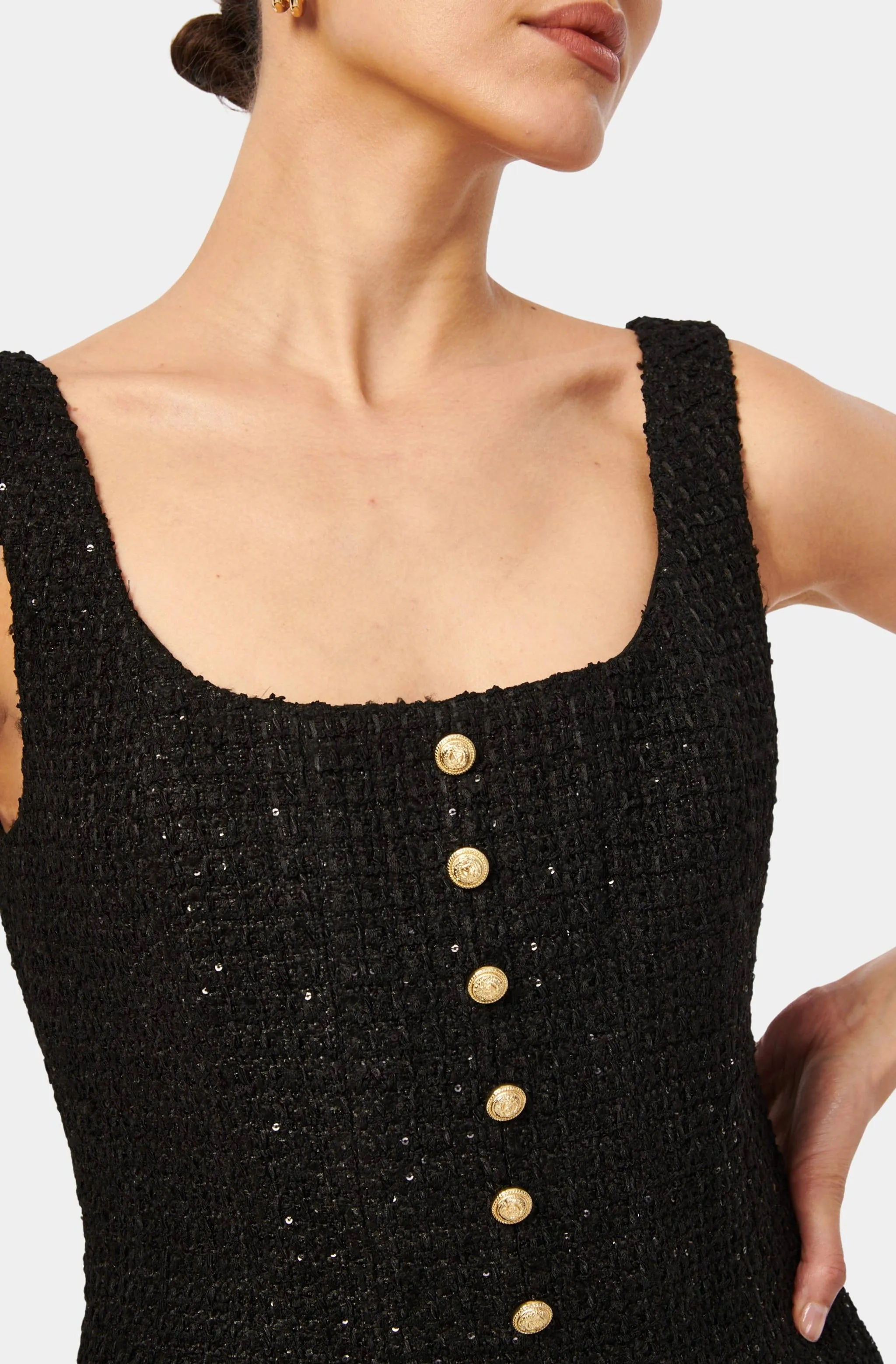 Rosita Tweed Top