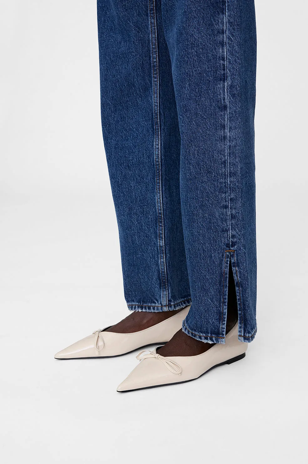 Roy Jean 31" - Clean Indigo Denim -ANINE BING