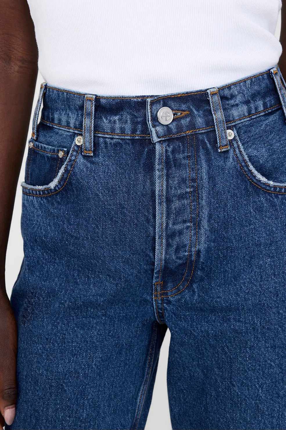 Roy Jean 31" - Clean Indigo Denim -ANINE BING