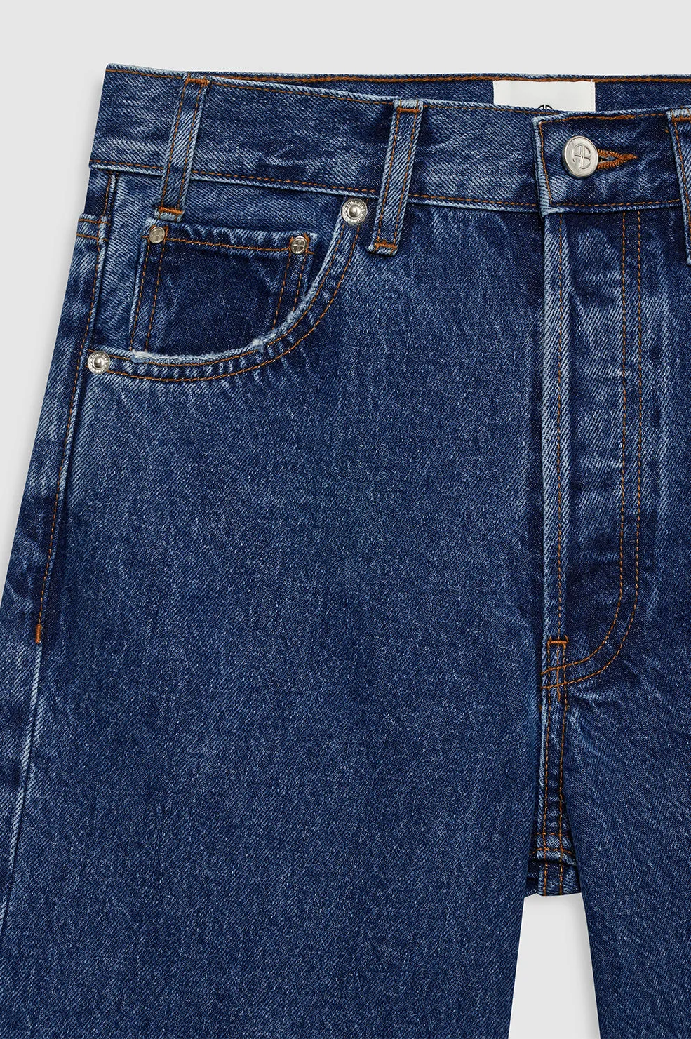 Roy Jean 34" - Clean Indigo Denim -ANINE BING