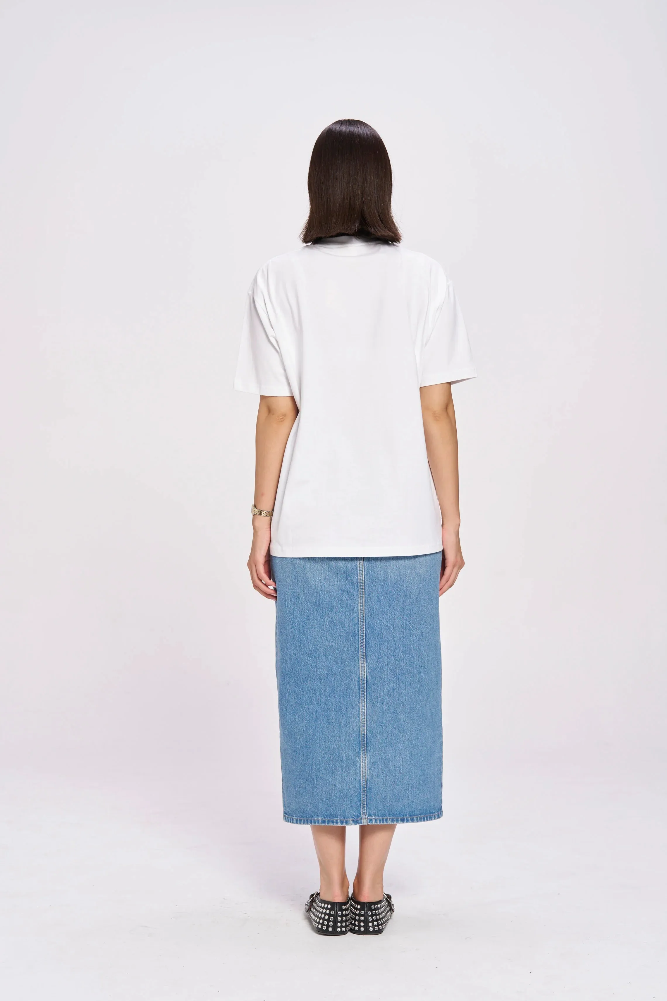 SALTY OVERSIZE TEE - LUCENT WHITE - MAKU