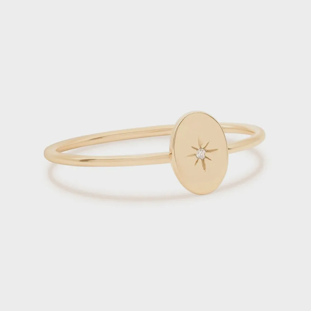 SHINE YOUR LIGHT RING - 14K SOLID GOLD - BY CHARLOTTE