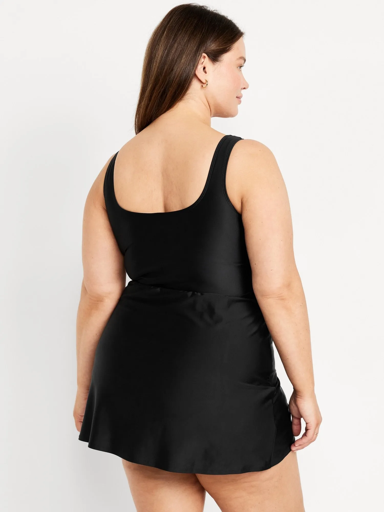 Side-Tie Swim Dress
