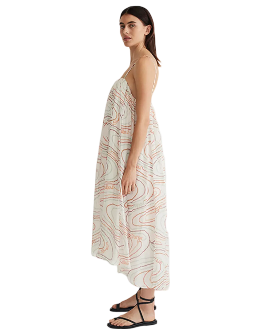 Size 8 | Antipodean Surge Gathered Bust Line Dress