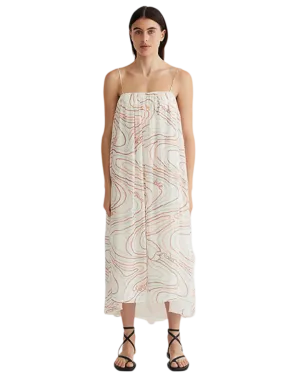 Size 8 | Antipodean Surge Gathered Bust Line Dress