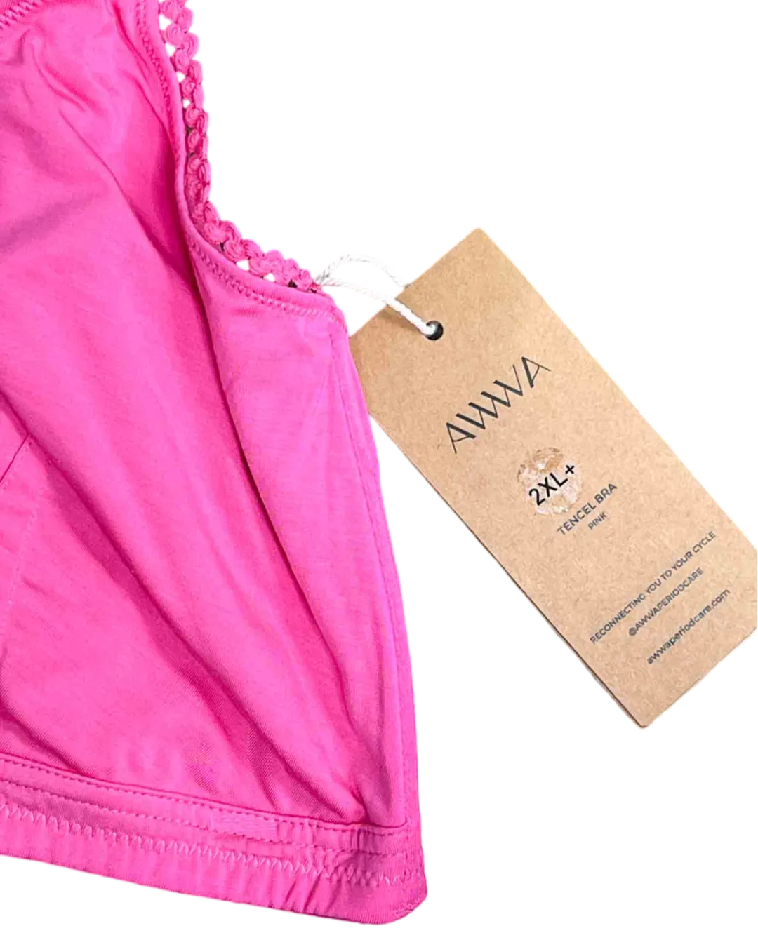 Size XXL | AWWA Pink Tencel Bra
