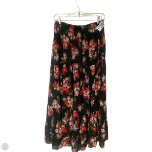 Skirt Maxi By Clothes Mentor In Black & Red, Size: 3x