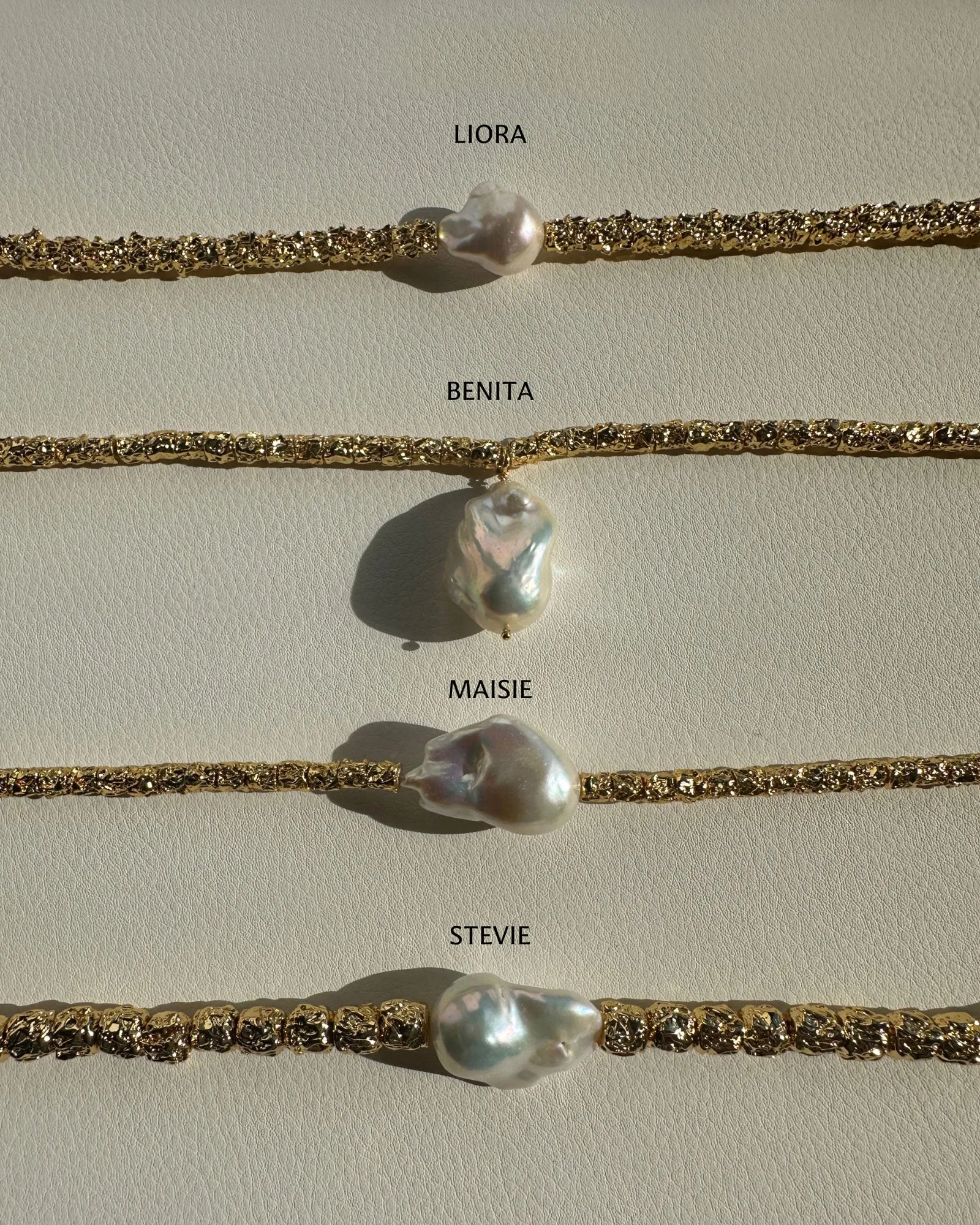 STEVIE NECKLACE - GOLD - AMBER SCEATS