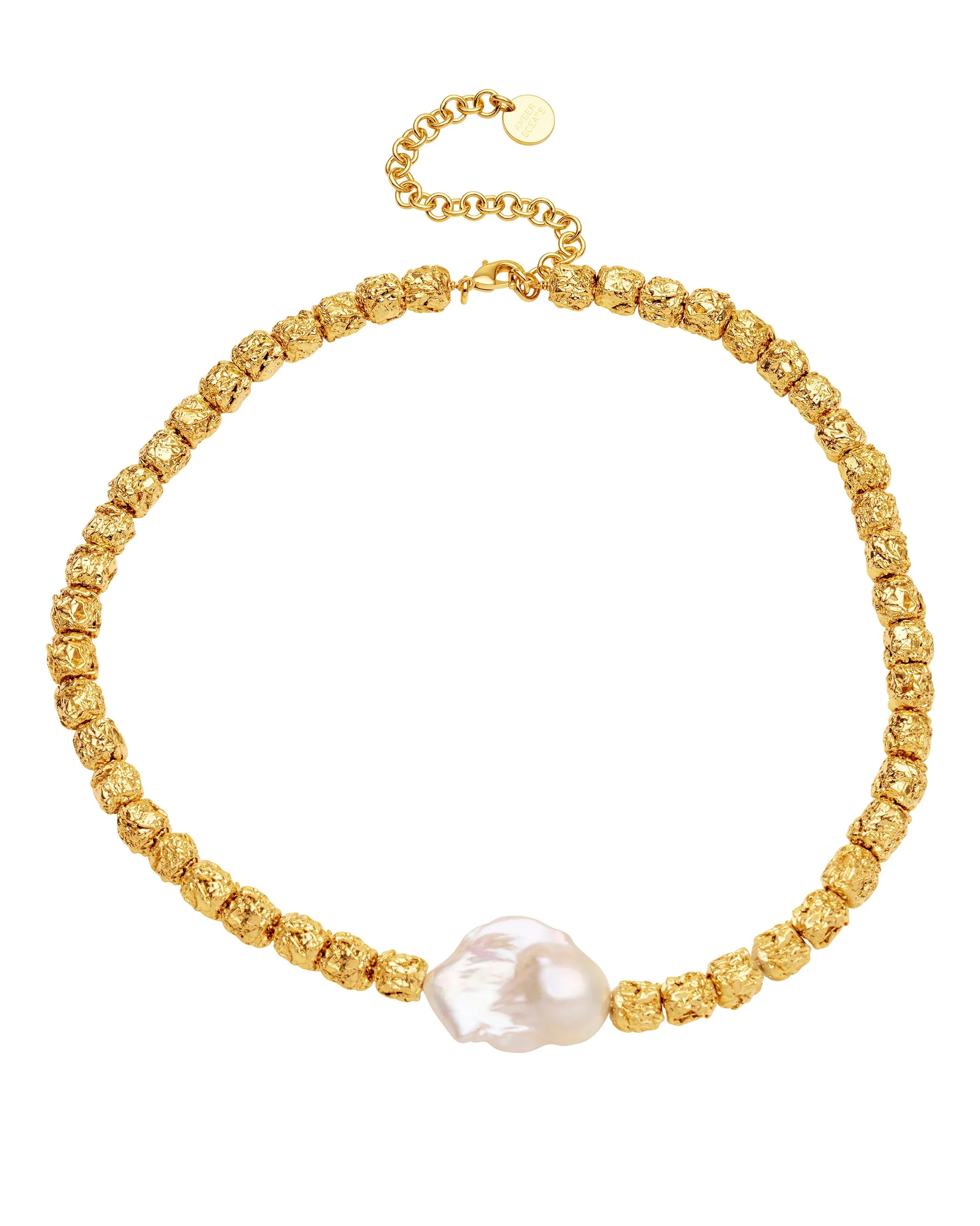 STEVIE NECKLACE - GOLD - AMBER SCEATS