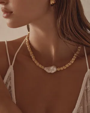 STEVIE NECKLACE - GOLD - AMBER SCEATS
