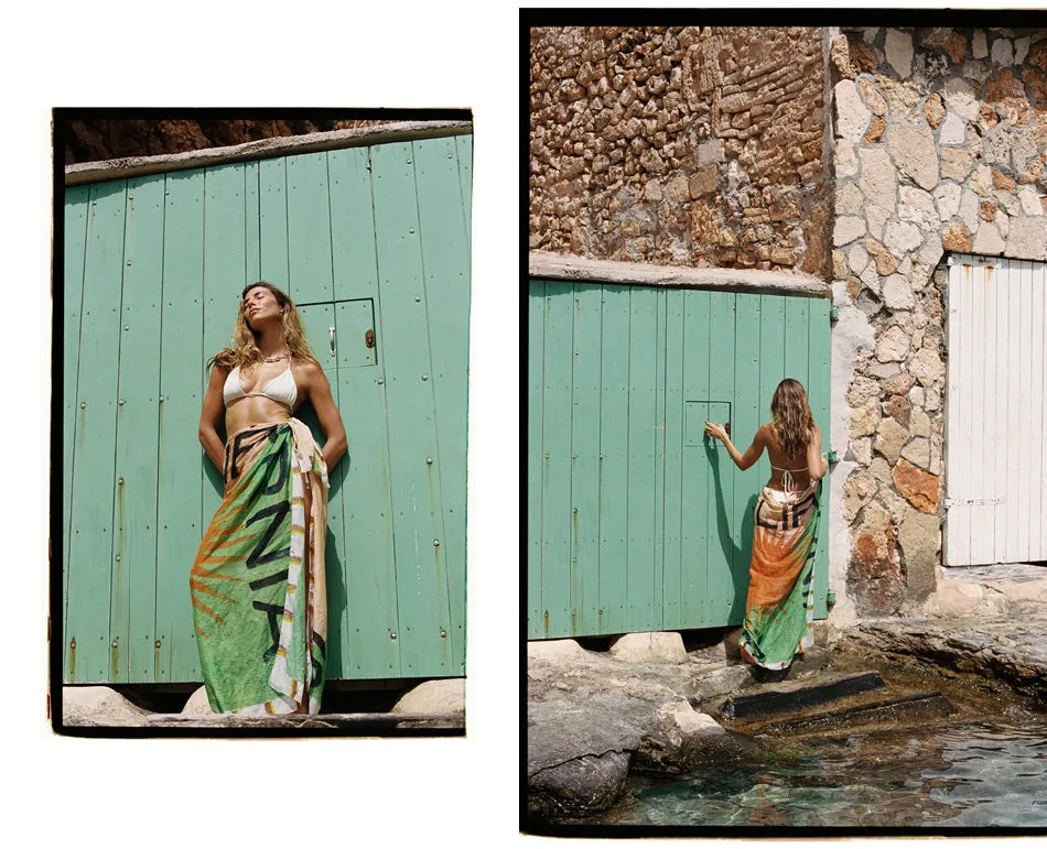 THE CALIFORNIA SUN - LARGE SARONG - ATLAS
