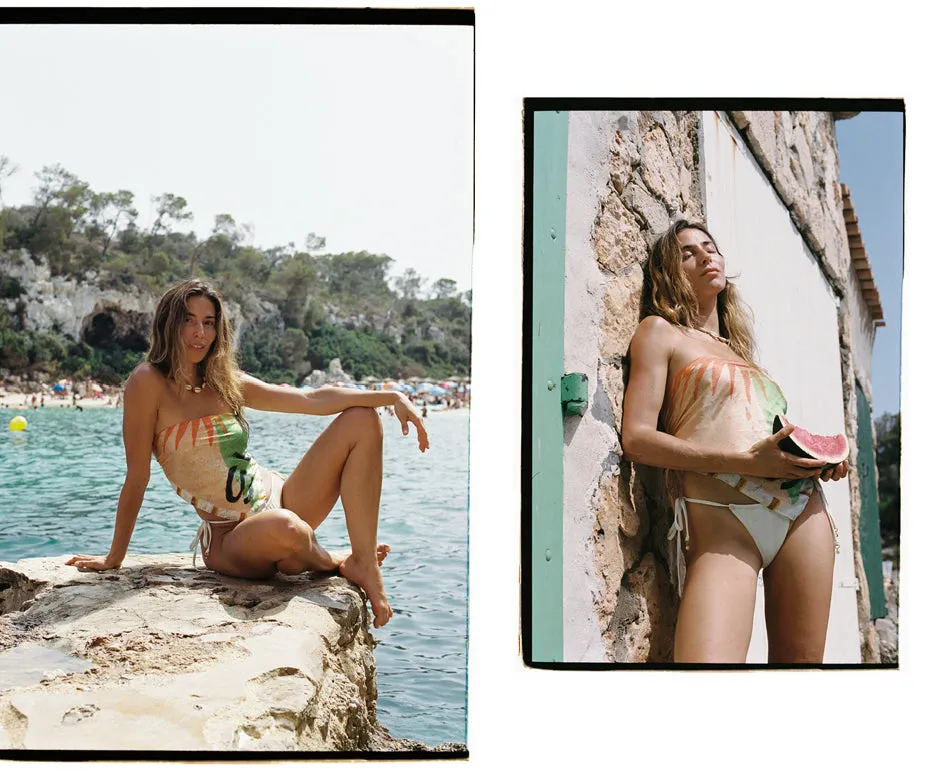 THE CALIFORNIA SUN - SILK TRAVEL SCARF - ATLAS