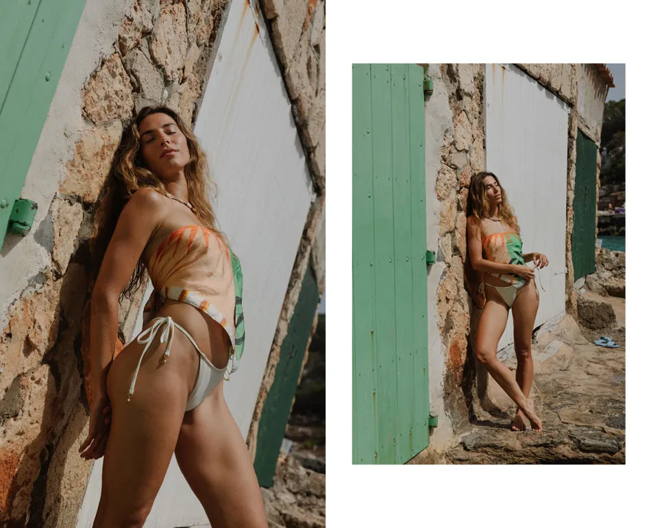 THE CALIFORNIA SUN - SILK TRAVEL SCARF - ATLAS