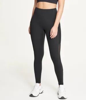 Trendy 2025 Sheer Panel Legging  Going Fast!