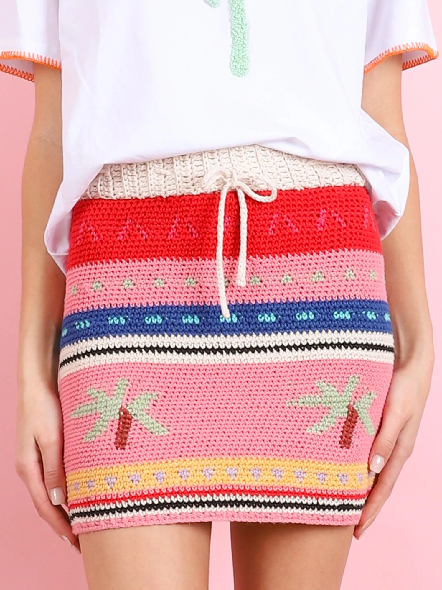 Tropical Mini Skirt