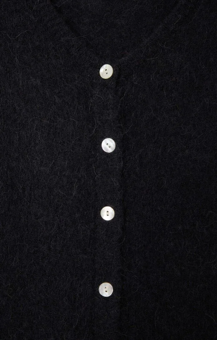 VITO19E VITOW CARDIGAN - BLACK - AMERICAN VINTAGE