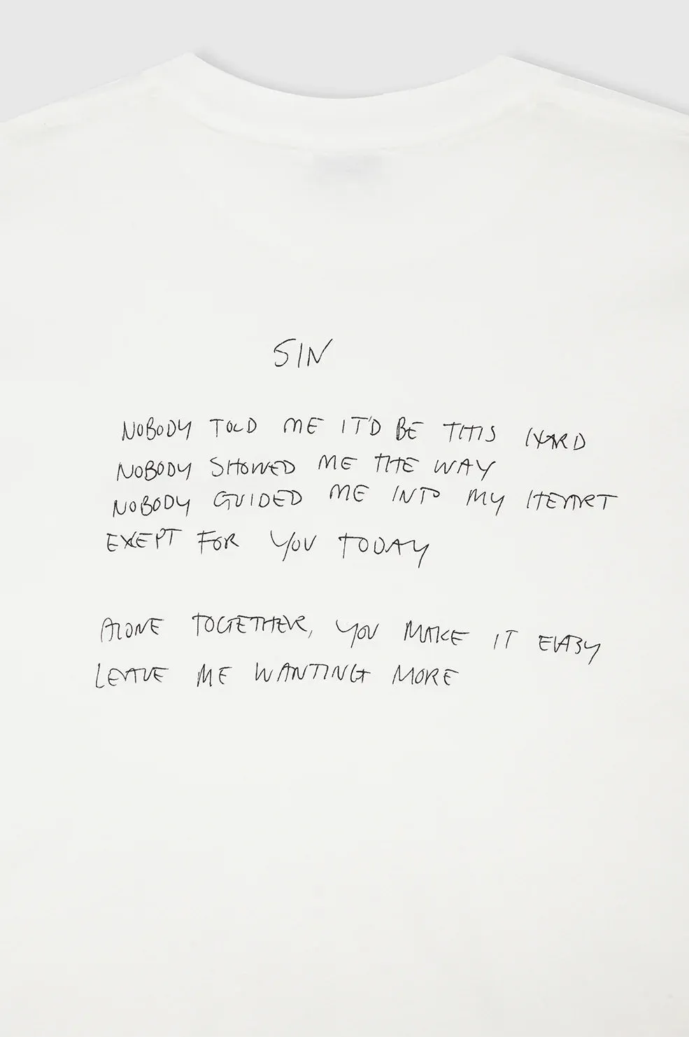 WALKER TEE LYRICS - IVORY - ANINE BING